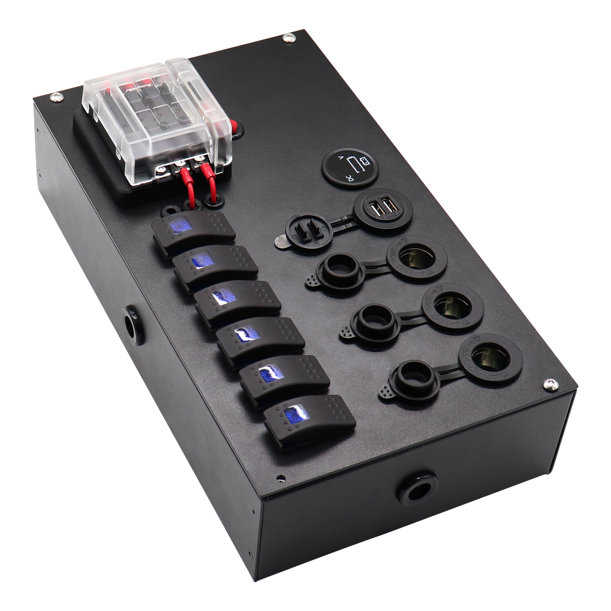 12v Camper Accessories Control Panel Box 12 Volt Campervan Equipment ...