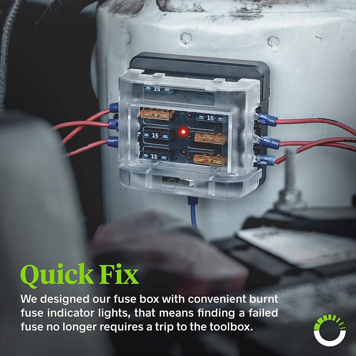 6way ATC Type Quick Terminal Connect Fuse Box with Fault Indicator