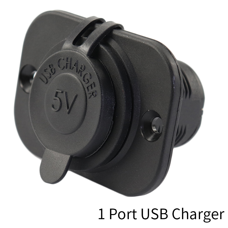 Amomd Marine RV 12V/24V Usb Charger Socket With Single Hole Mounted ...