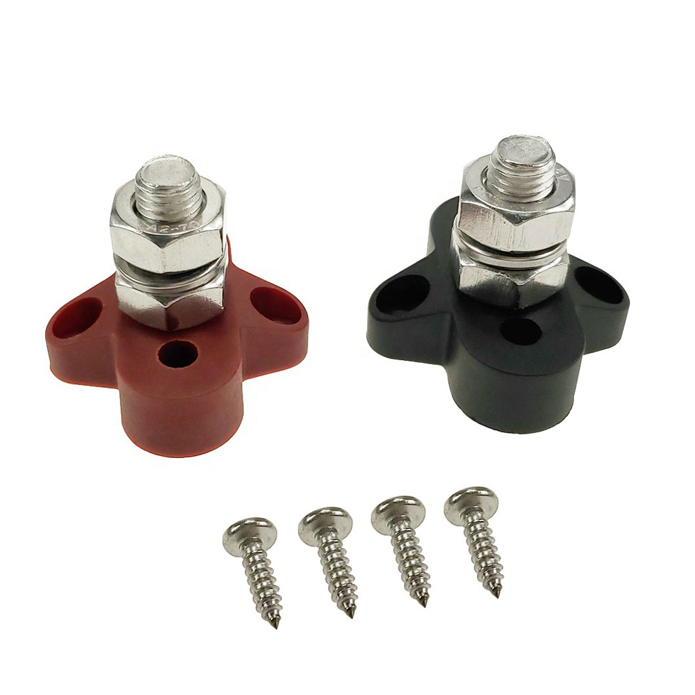 M6 M8 Marine RV Heavy-duty Terminal Studs with Nylon Insulated Base ...